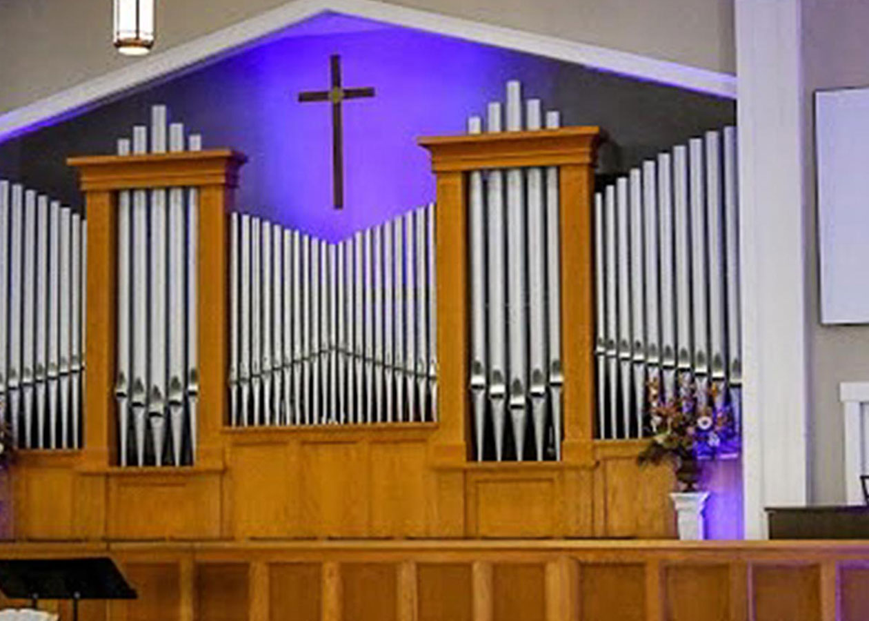 Allen organ at First United Methodist Church, Caldwell