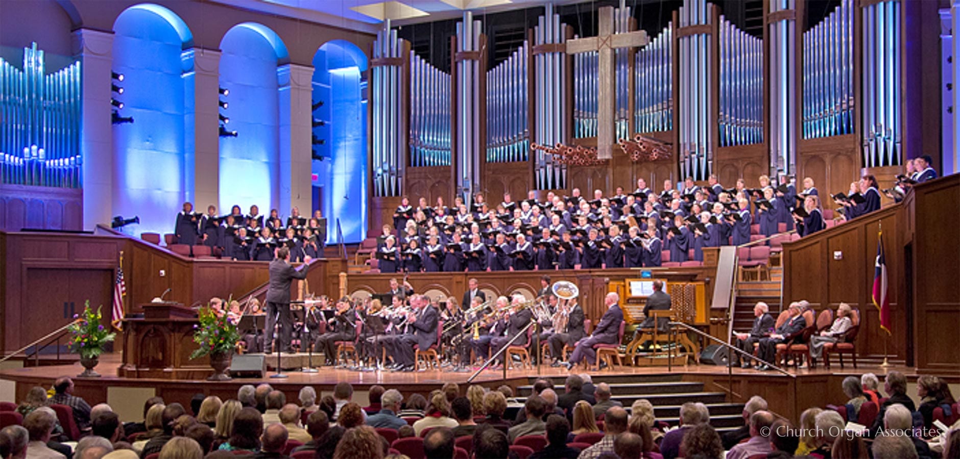 Allen organ at Stonebriar Community Church, Frisco